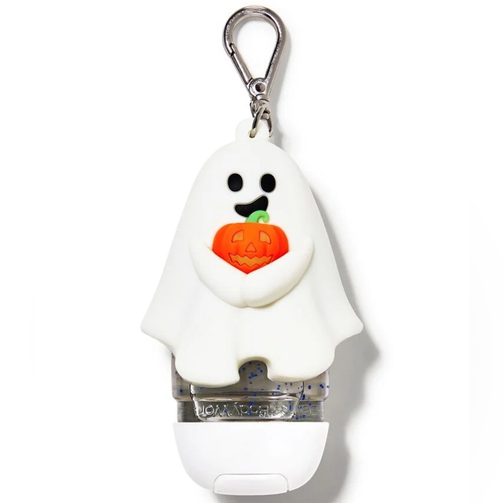 Bath And Body Works Ghost Hand Sanitizer Holder with Pumpkin